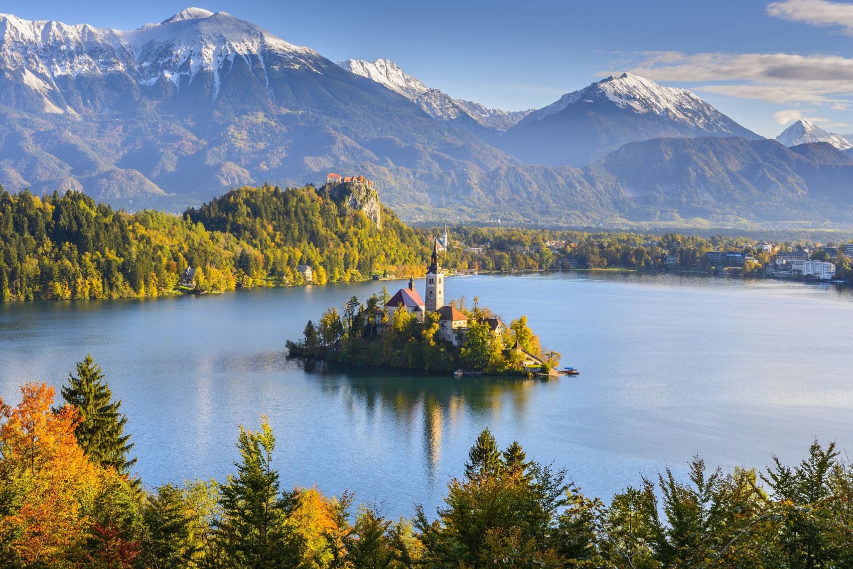 Bled lake ,Slovenia ,Grand Balkan Tour