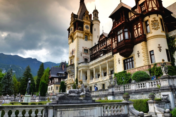 Peles castle Romania landmark