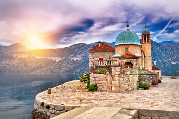 Montenegro Lady of the rocks island 